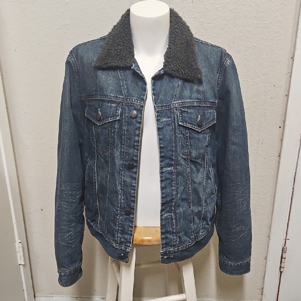 GAP Blue and Gray  Jean Jacket